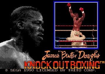 James 'Buster' Douglas Knockout Boxing (USA, Europe) screen shot title